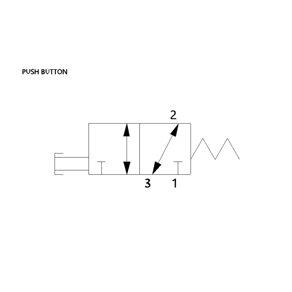 0820400004 NUMATICS/AVENTICS MECHANICAL VALVE<BR>AP SERIES 3/2 SPR RTN 1/4" G (PUSHBUTTON)